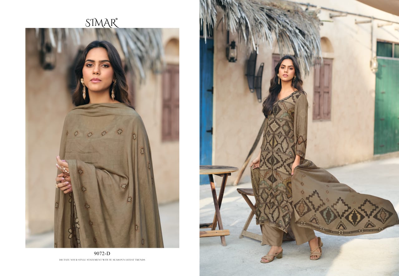 Irha By Glossy Viscose Digital Printed Dress Material Wholesale In India